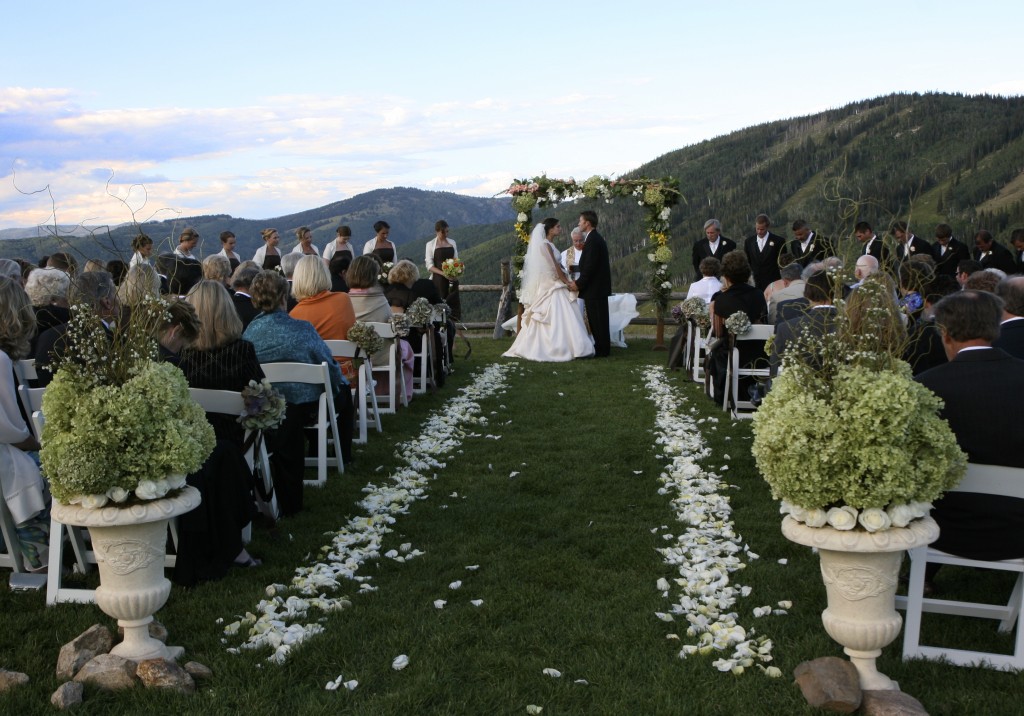 Ceremony at the Top of Mt. Werner